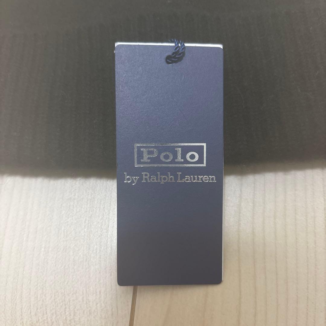 オ*泉様 Polo by Ralph Lauren 黒 ニット帽