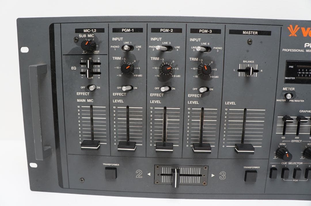 ＜動作＞Vestax PMC15 PMC-15 DJミキサー ビンテージ