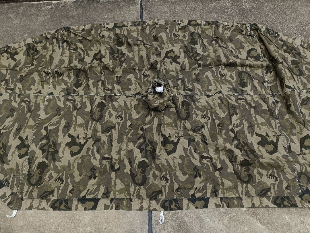 トルコ軍 山岳部隊用 軍幕 シェルターハーフ ２枚セット パップテント ①・②