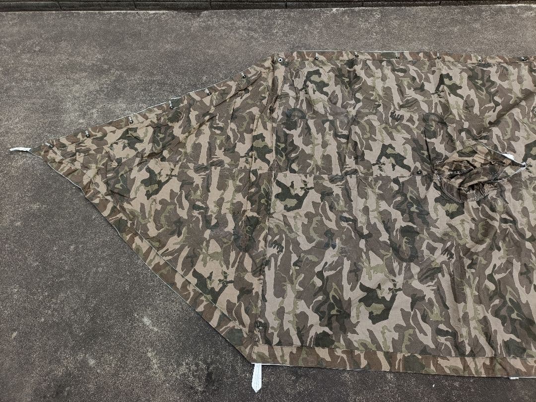 トルコ軍 山岳部隊用 軍幕 シェルターハーフ ２枚セット パップテント ①・②