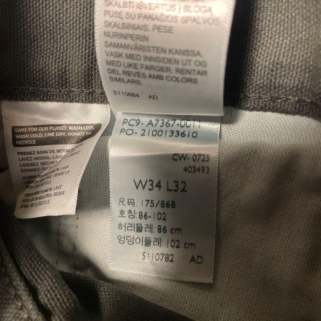 Levi's 568 ルーズストレート ダブルニー　Cグリーン　W34 ②