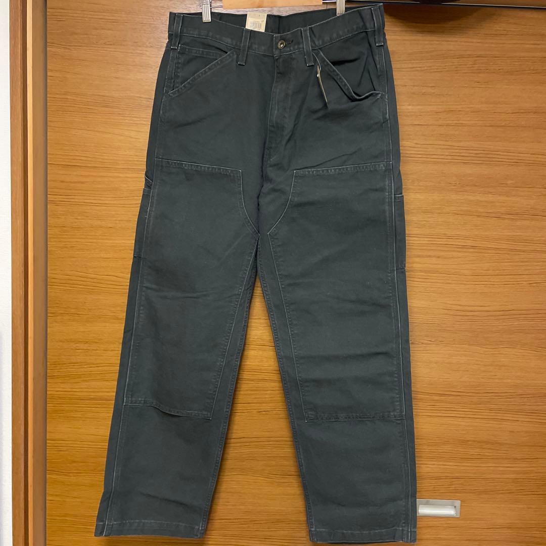 Levi's 568 ルーズストレート ダブルニー　Cグリーン　W34 ②