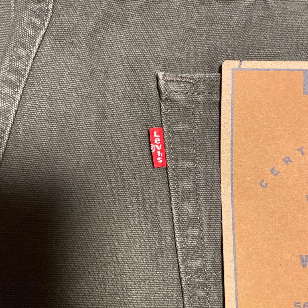 Levi's 568 ルーズストレート ダブルニー　Cグリーン　W34 ②