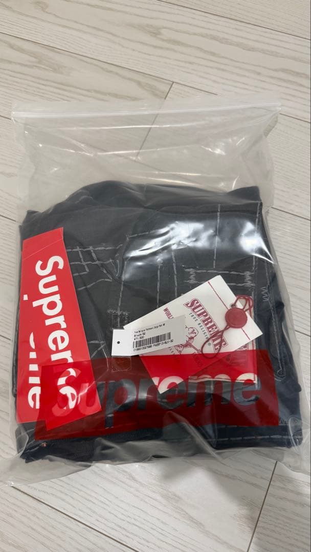 Supreme/True Religion パッチワークカーゴパンツ