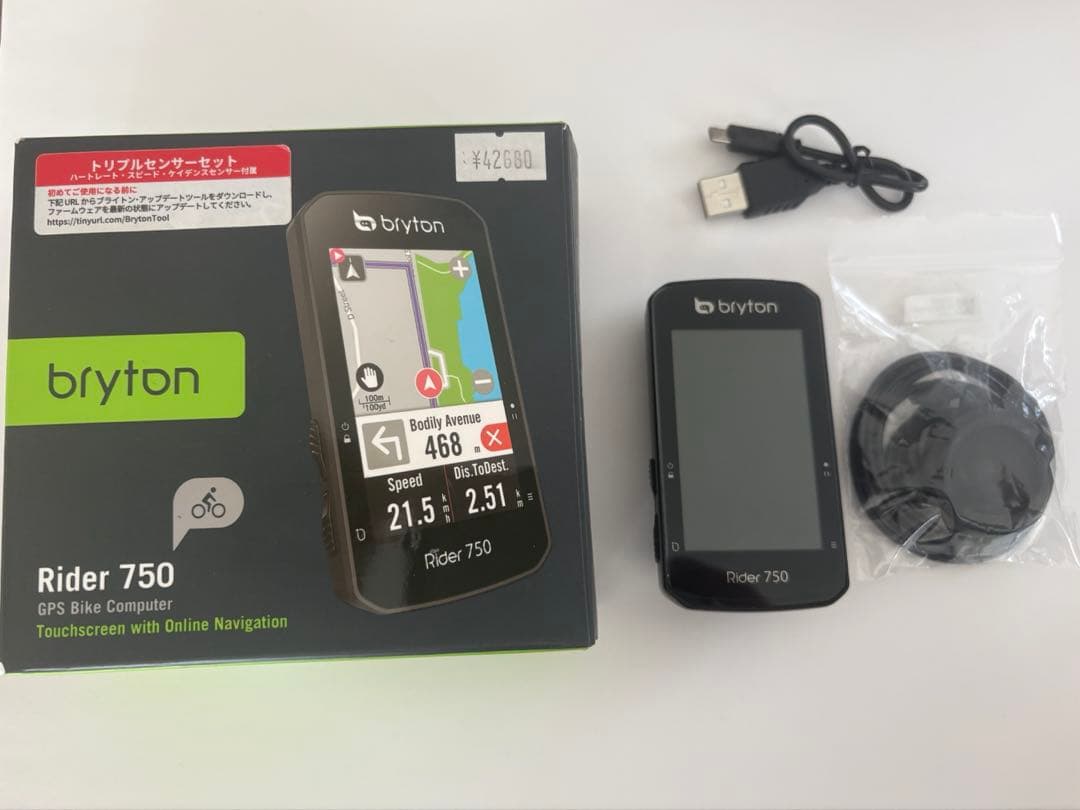 bryton Rider 750 GPSバイクコンピューター本体