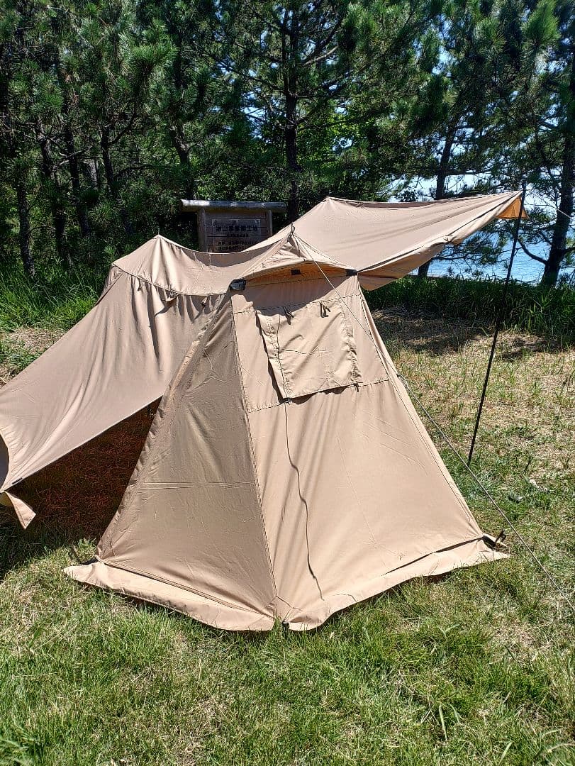 超メルカリ市開催中限定Desert Fox TCパップテント カーキ
