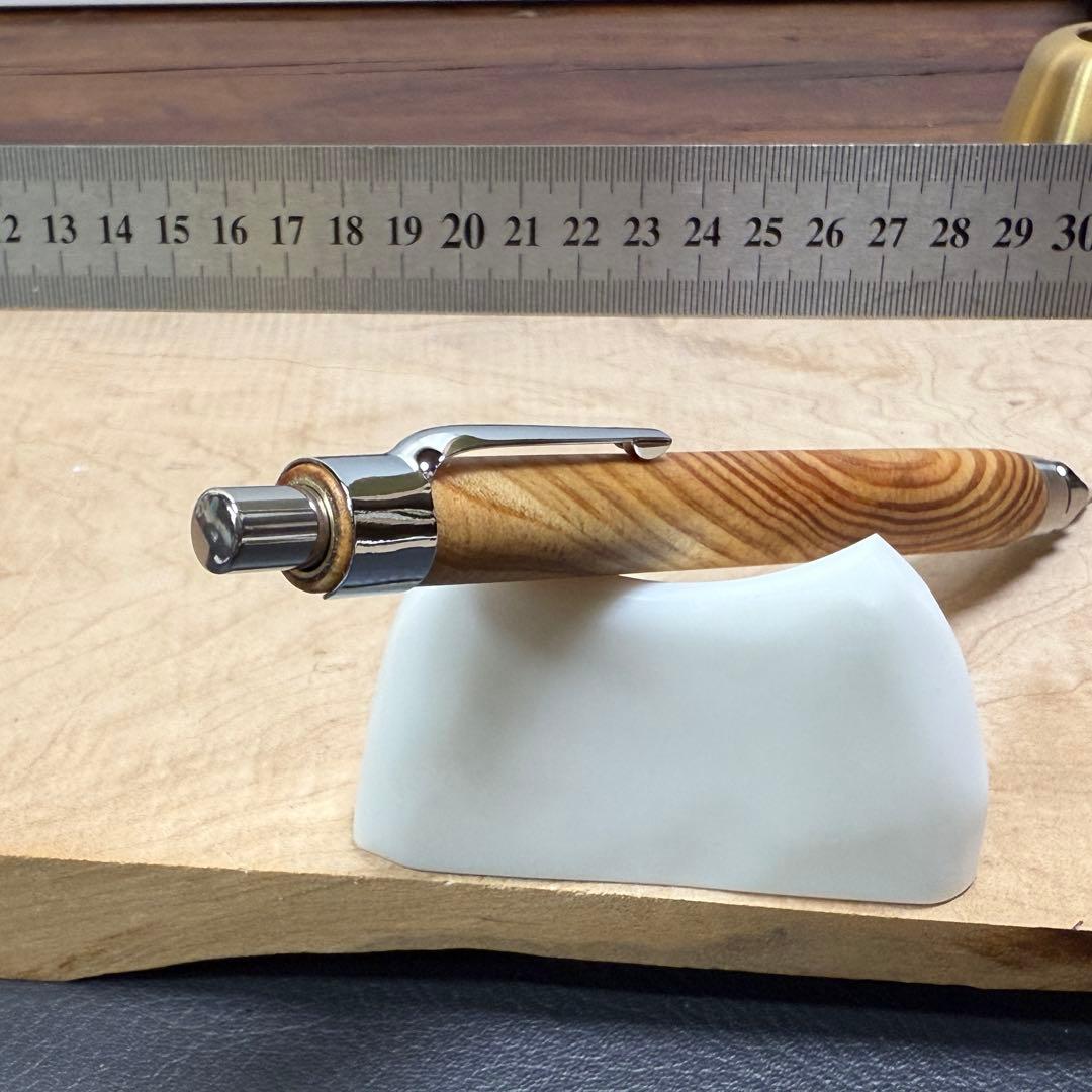 163肥松　木製シャーペン　最強低重心　ステンレス