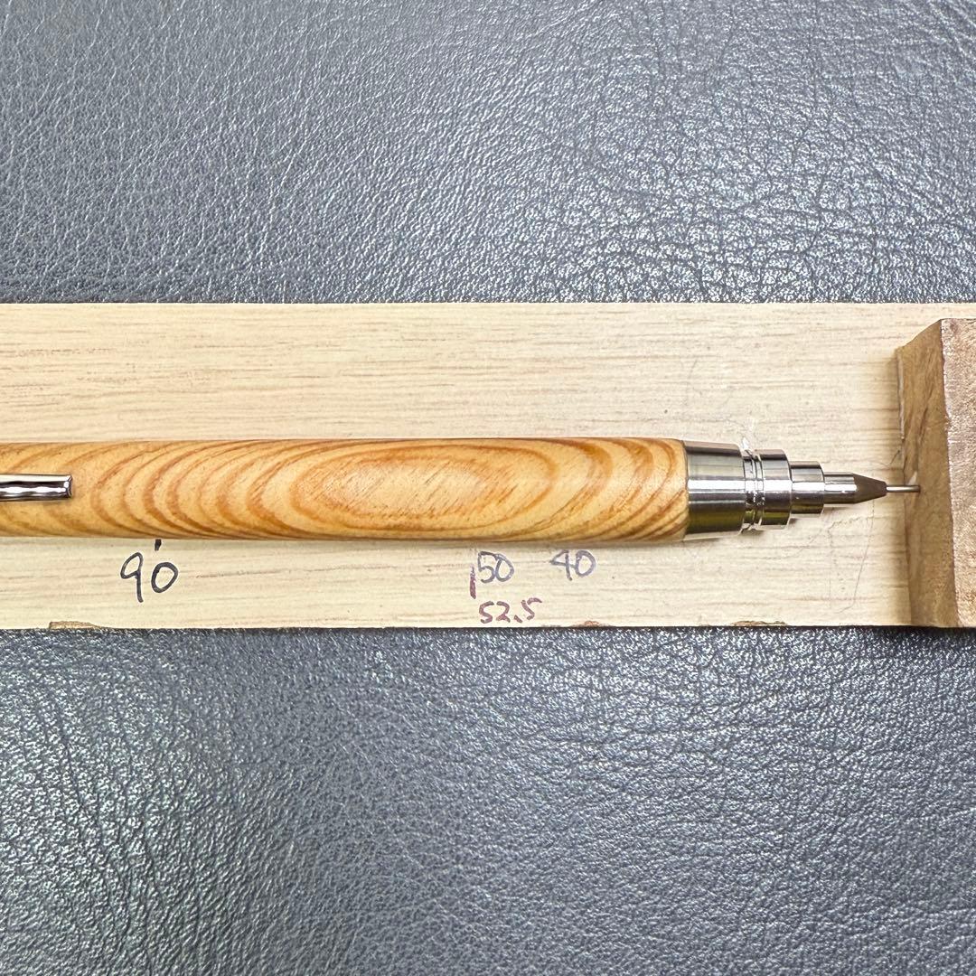 163肥松　木製シャーペン　最強低重心　ステンレス