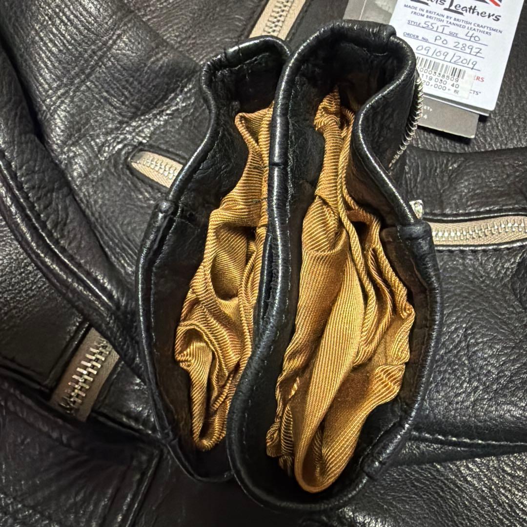 Lewis Leathersリアルマッコイズ　ディアスキンドミネーター40美品黒