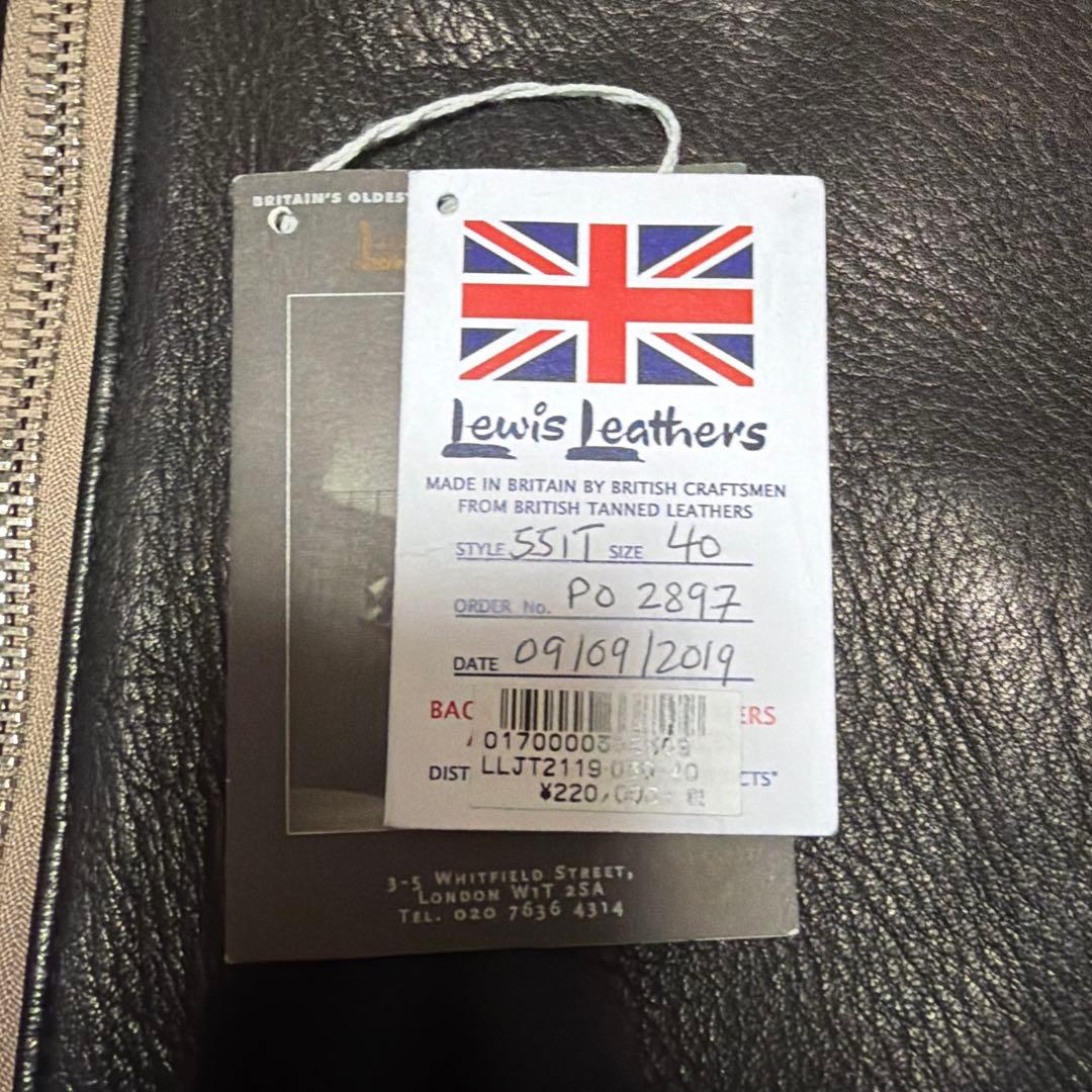 Lewis Leathersリアルマッコイズ　ディアスキンドミネーター40美品黒
