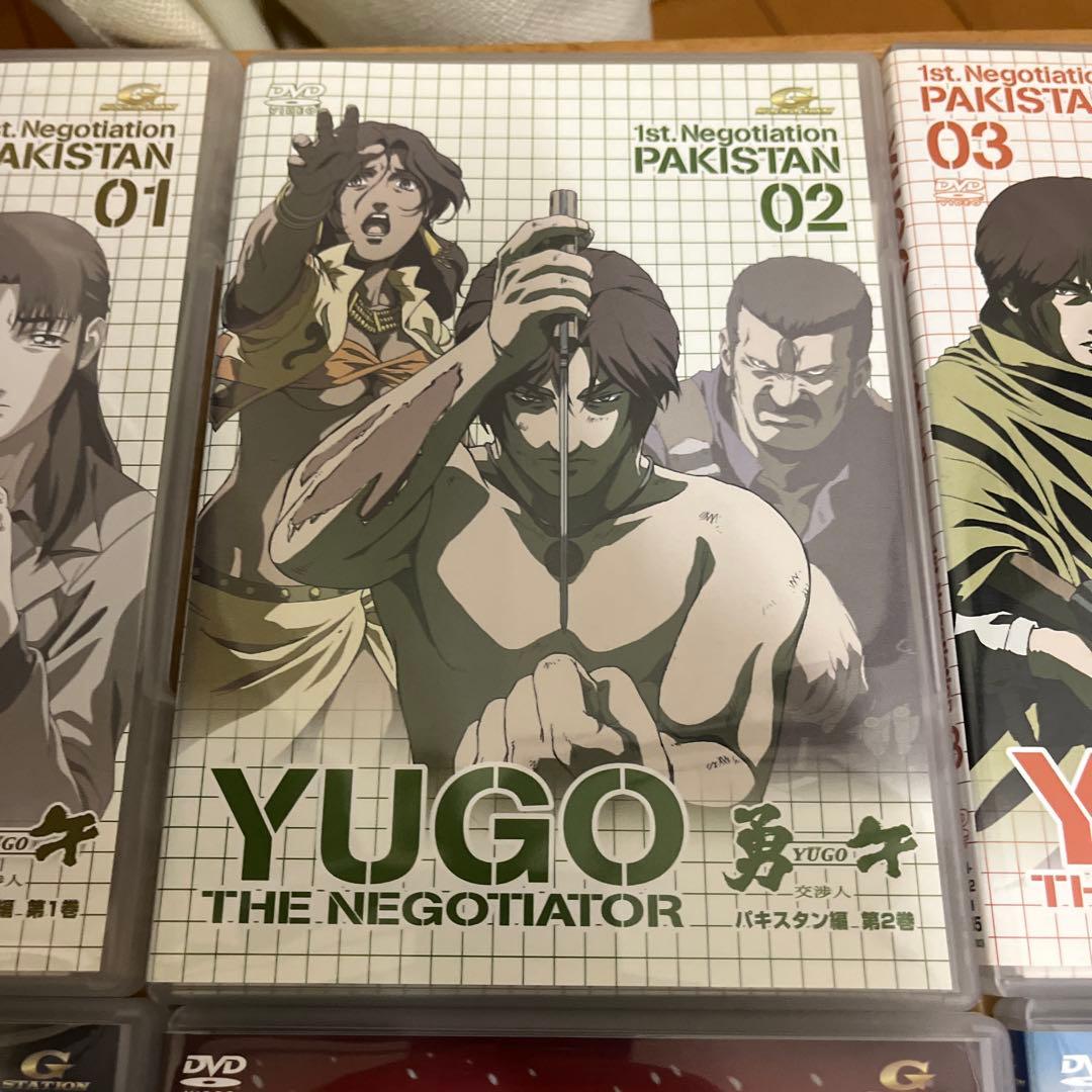 交渉人 勇午 YUGO アニメDVD 全6巻 セル版 特典ディスク付き