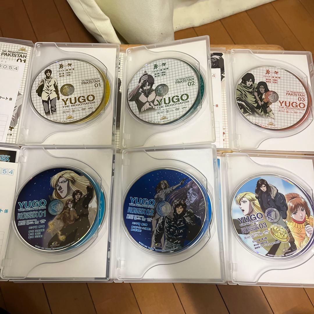 交渉人 勇午 YUGO アニメDVD 全6巻 セル版 特典ディスク付き