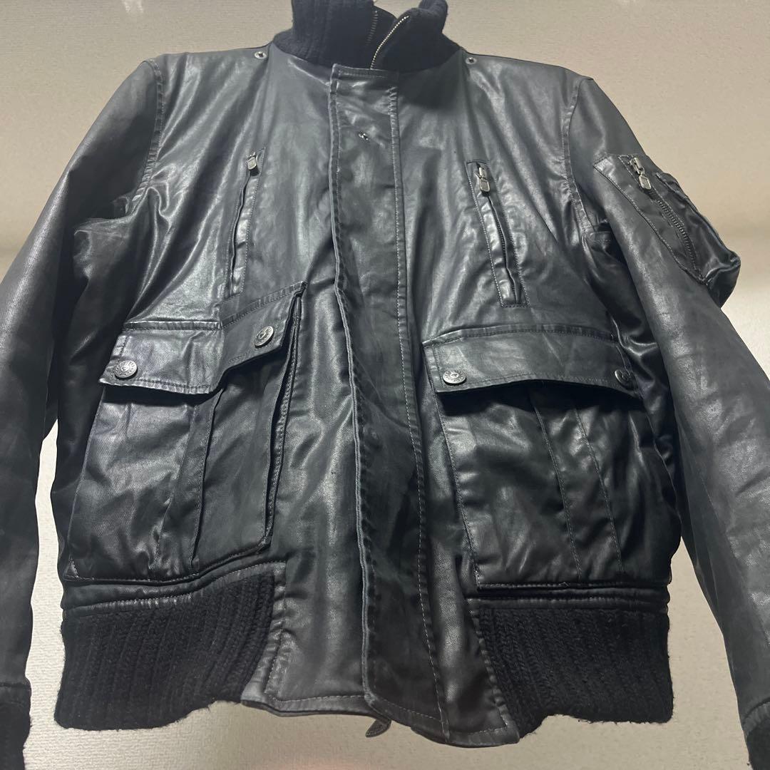 A*7様 イタリア製 BELSTAFF ボンバージャケット 短丈 ワイドボディ