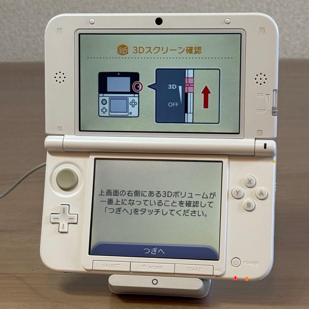 6-117 ニンテンドー3DS LL ミント×ホワイト 箱付き