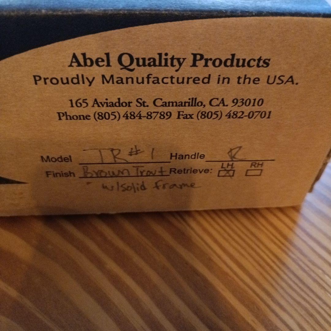 Abel リール TR-1 フライフィッシング ブラウントラウト