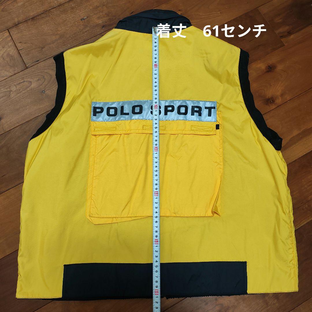 激レア 90s POLO SPORT リバーシブル ダウンベスト 中綿 M
