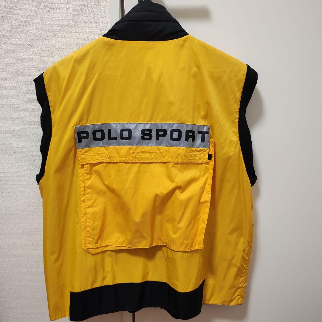 激レア 90s POLO SPORT リバーシブル ダウンベスト 中綿 M