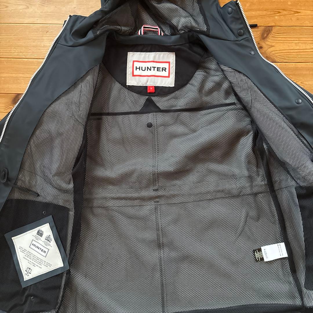 【いちごまろんさま専用】美品　HUNTER レインコート　ネイビー　Ｓ　ハンター