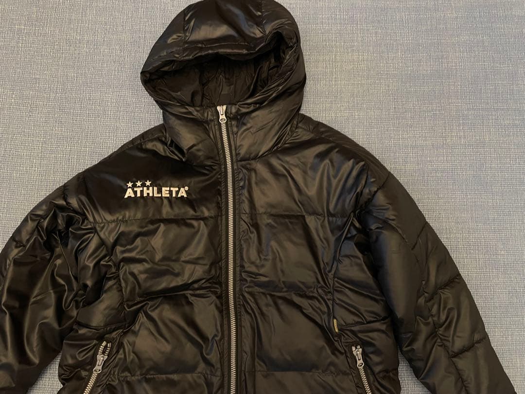ATHLETA アスレタ ベンチコート ダウンコート 150 ブラック
