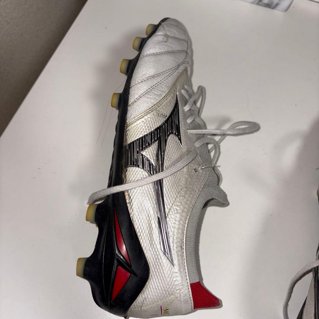 Mizuno サッカーシューズ スパイク ホワイト・レッド・ブラック