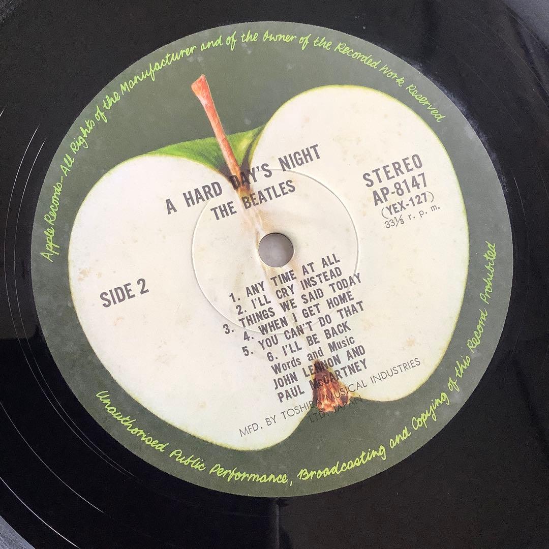 レコード極美! ビートルズ 1969年発売 帯付補充注文票 ハードデイズナイト