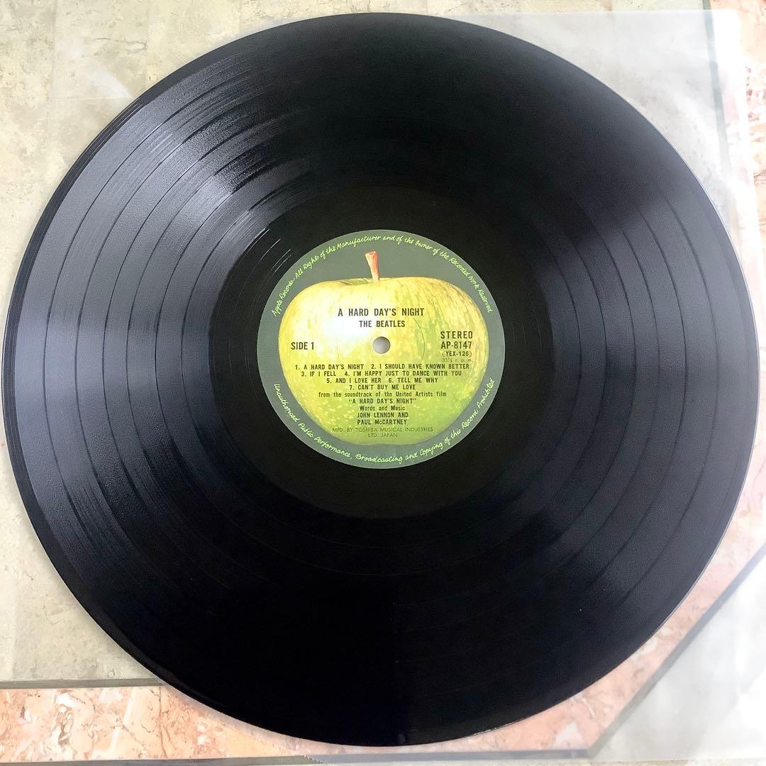 レコード極美! ビートルズ 1969年発売 帯付補充注文票 ハードデイズナイト