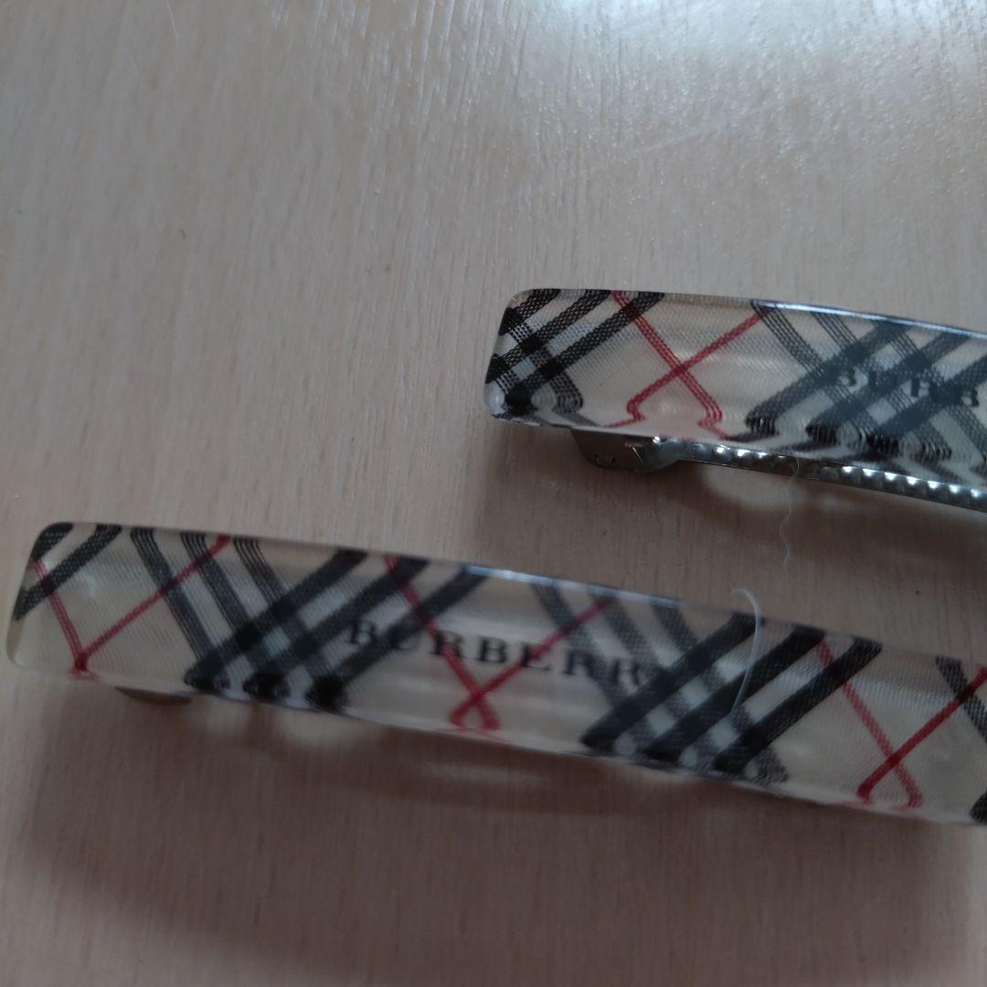 BURBERRY バレッタ ヘアクリップ 2個セット