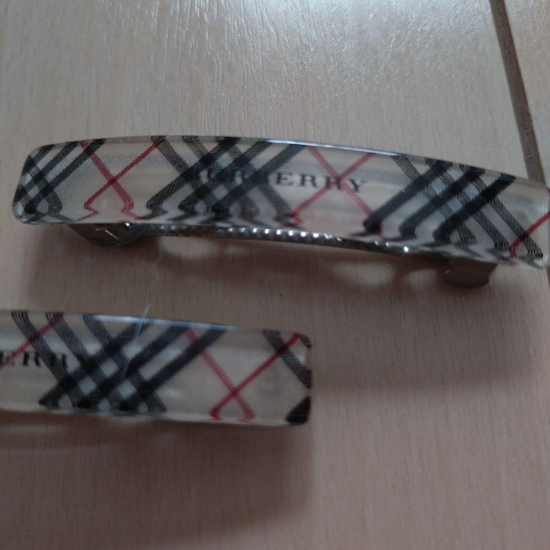 BURBERRY バレッタ ヘアクリップ 2個セット