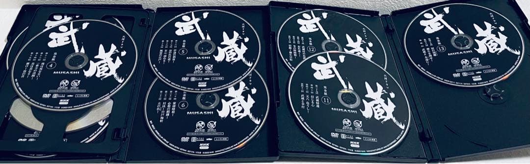 武蔵　MUSASHI 完全版　【全13巻】　レンタル版DVD 全巻　NHK