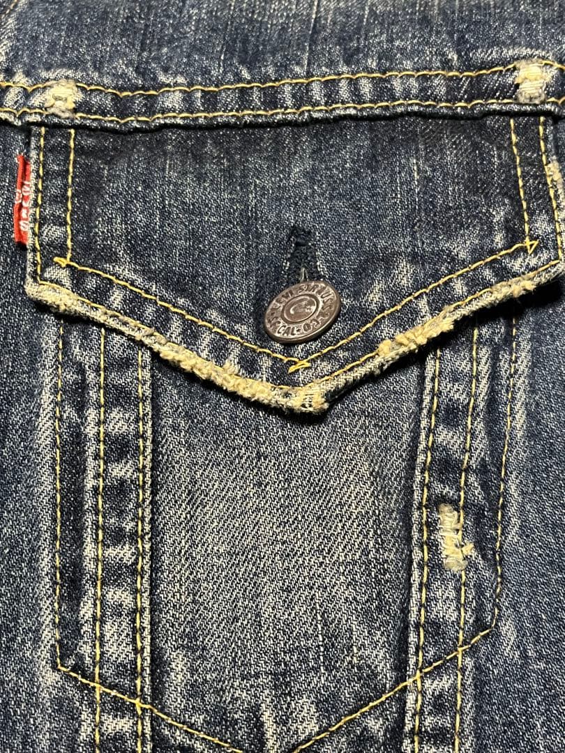 Levi’s 70505 デニムジャケット L ウォッシュ加工モデル