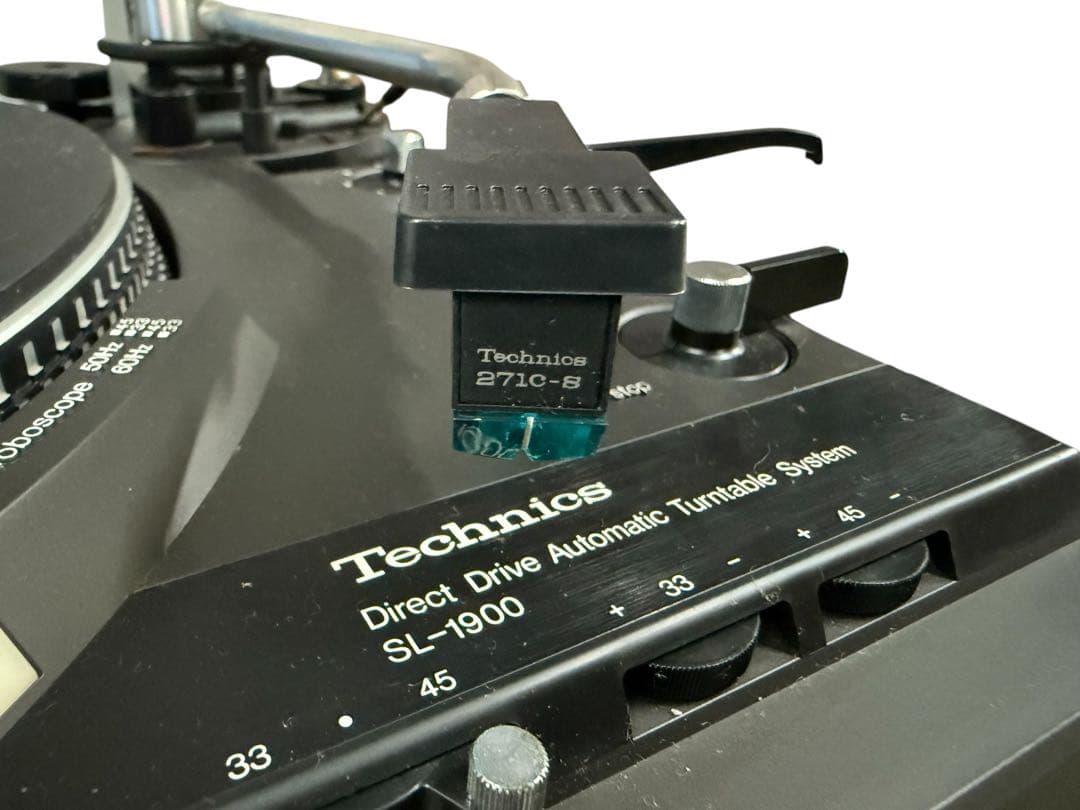Technics SL-1900 レコードプレーヤー 回転・アーム動作確認済