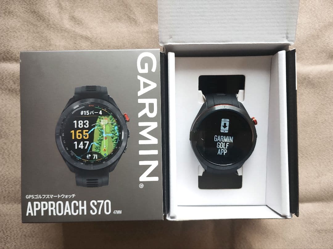 【新品未使用】GARMIN APPROACH S70 ガーミン ブラック 本体
