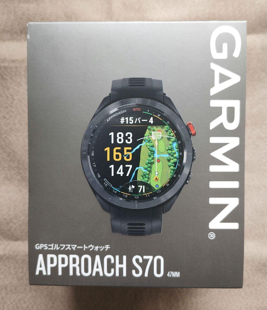 【新品未使用】GARMIN APPROACH S70 ガーミン ブラック 本体