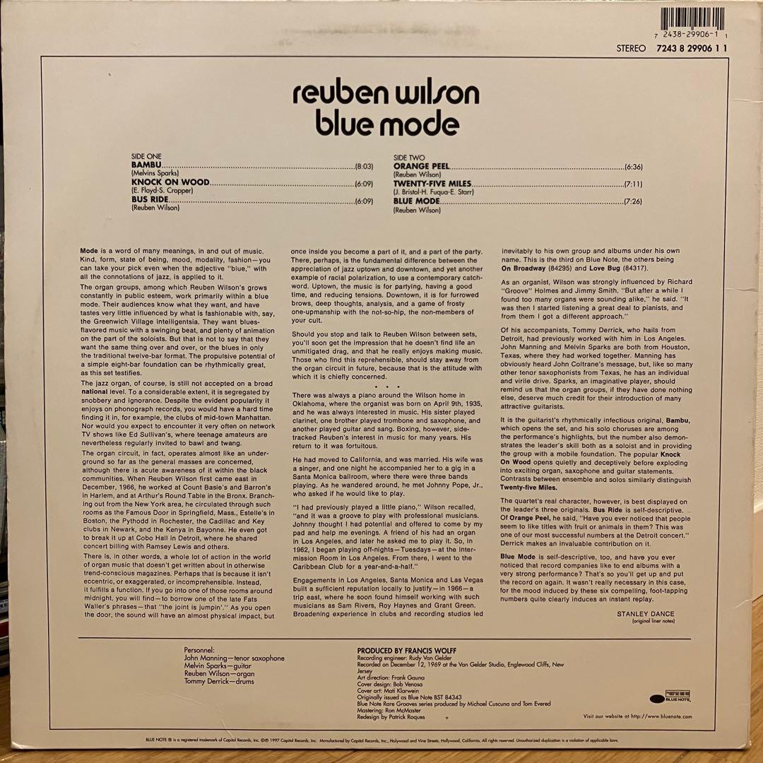 Reuben Wilson / Blue Mode レコード