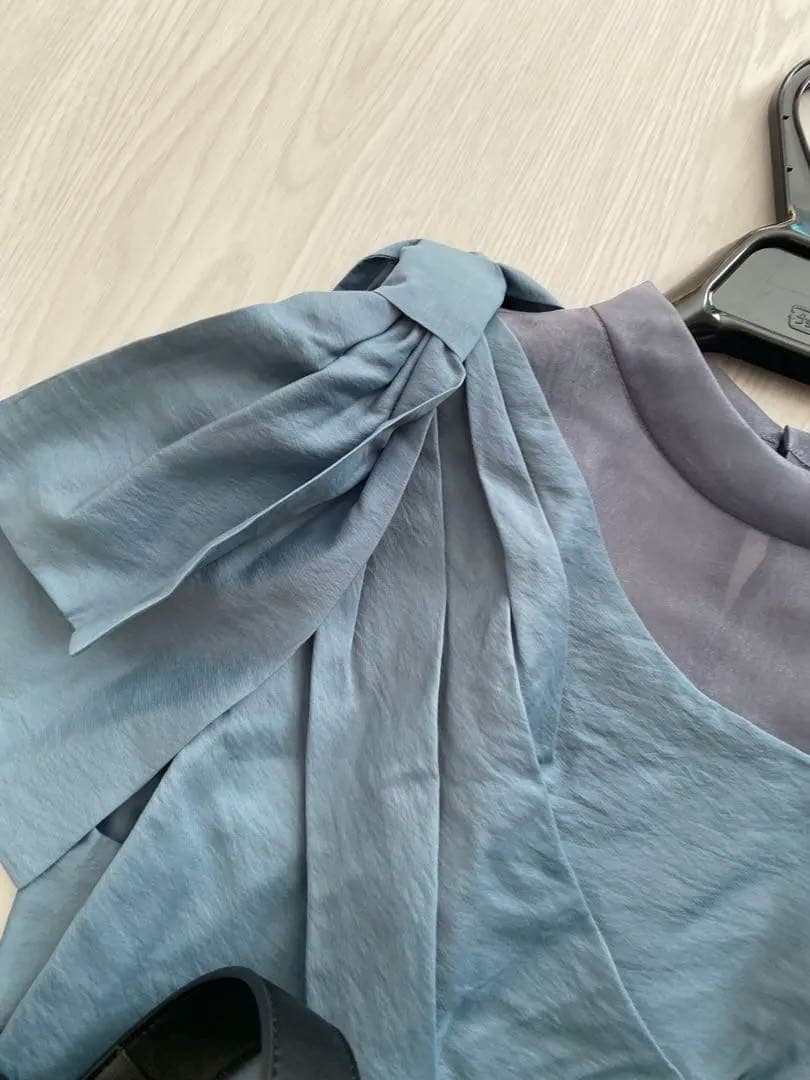 kaori 34000円新品♡リルフェテ ワンピース ブルー
