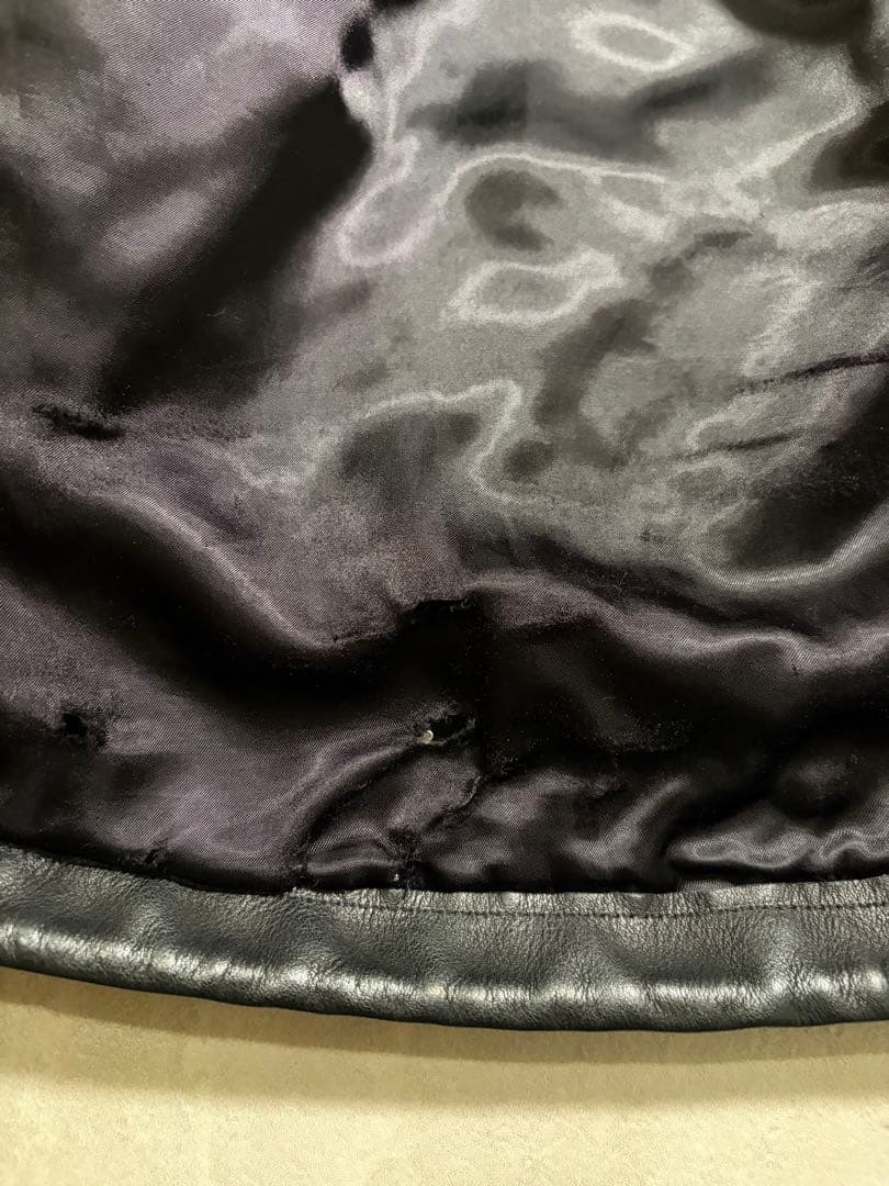 blackmeans×FLAGSTUFF スタッズ付きレザージャケット