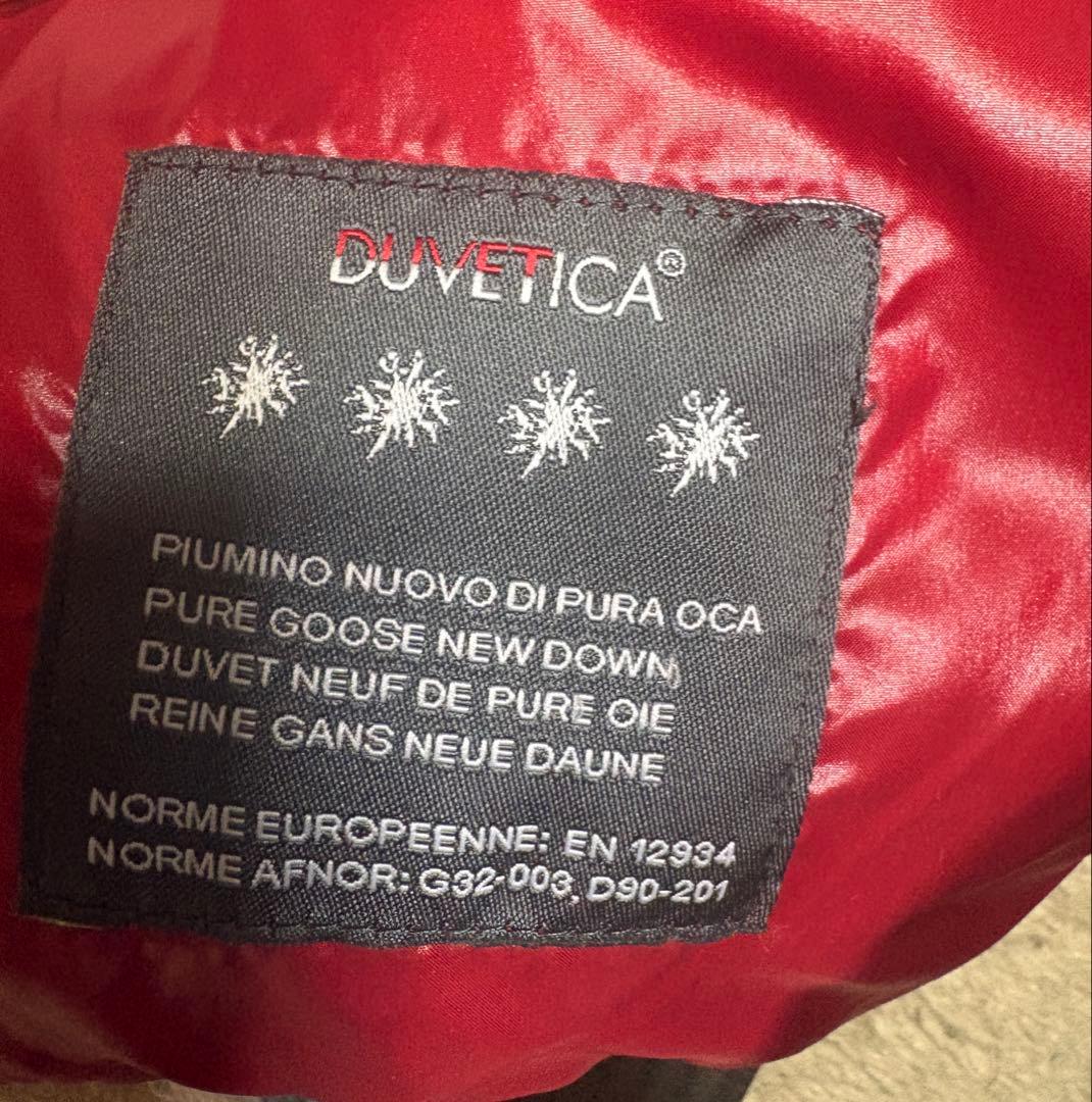 に*き様 DUVETICA ダウンベスト レッド Y2K ファー脱着可能
