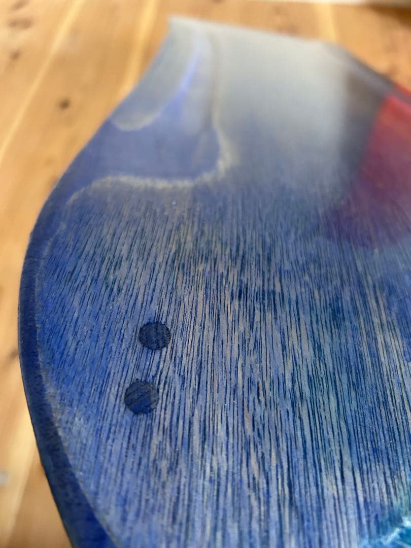 自作の雪板　スノートイ1180mm