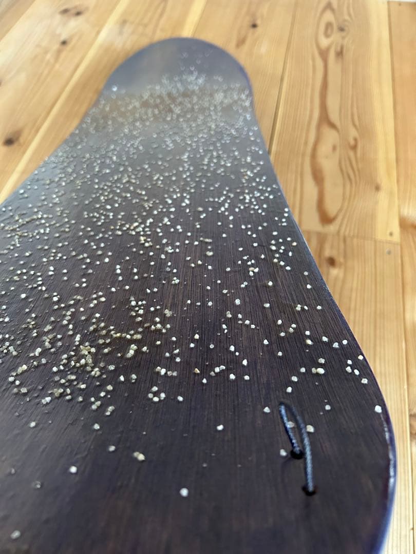 自作の雪板　スノートイ1180mm