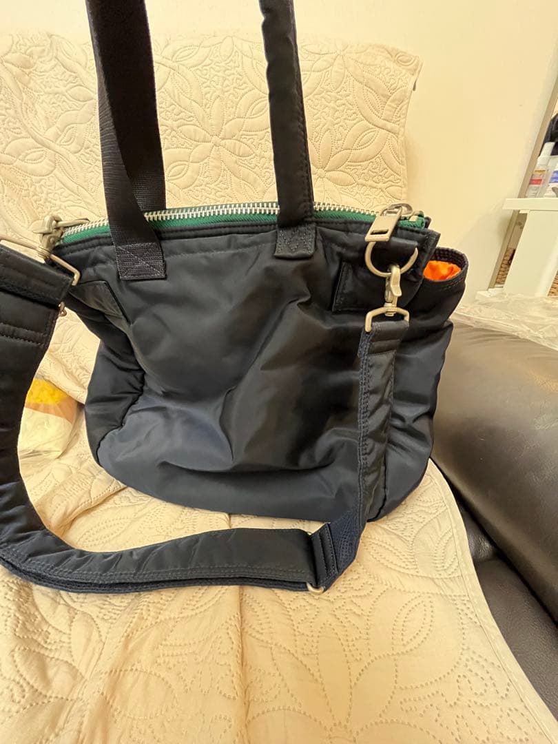 PORTER sacai 2way ヘルメットバッグ ネイビー　トートバッグ