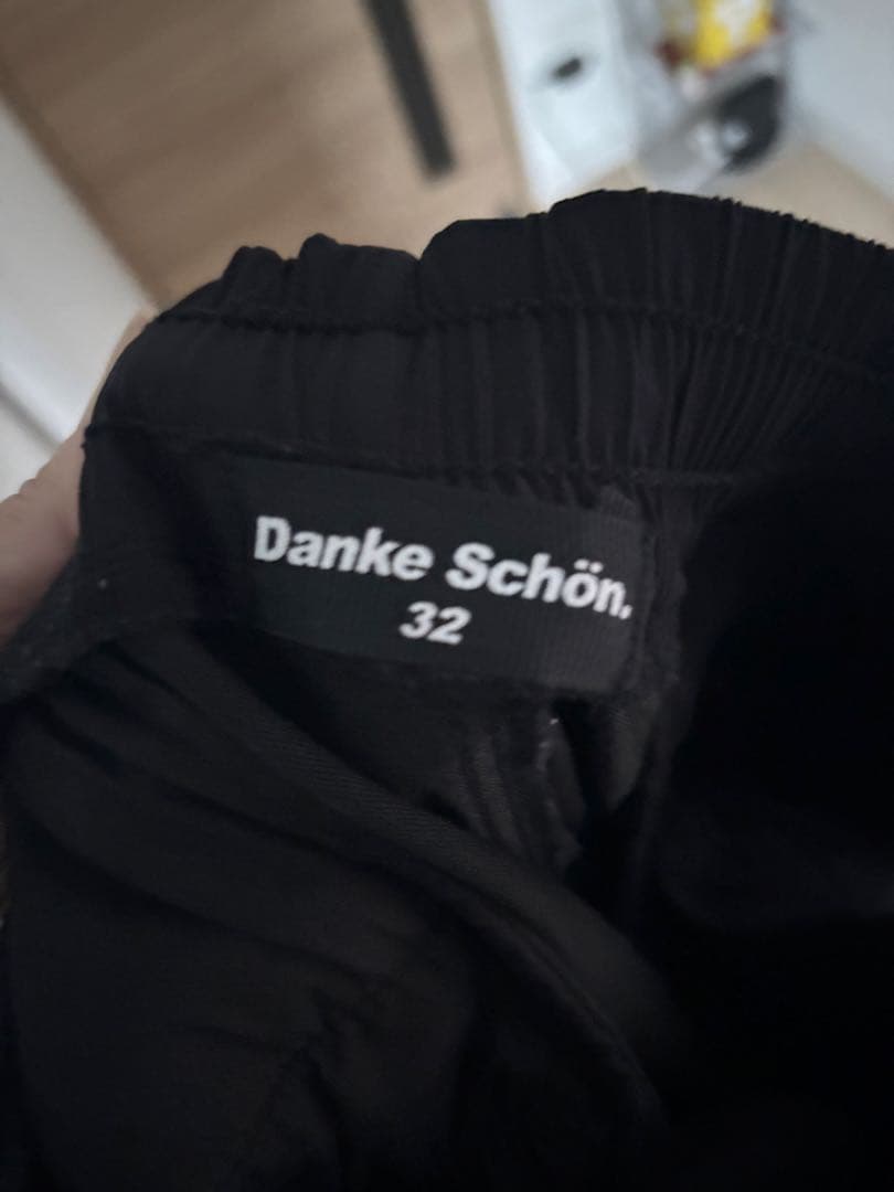 Danke Schön. ブラックカーゴパンツ　 リックオウエンス似 32