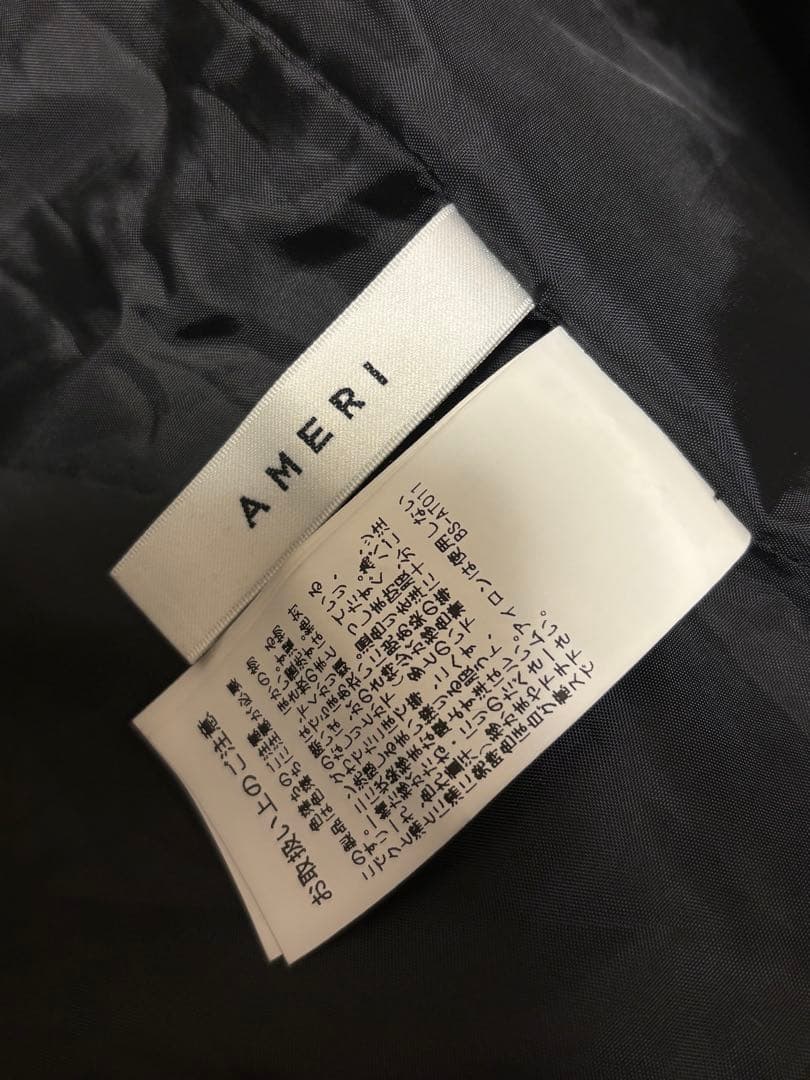 ワンピース Ameri / SOUFFLE SLEEVE VELOUR DRESS / S