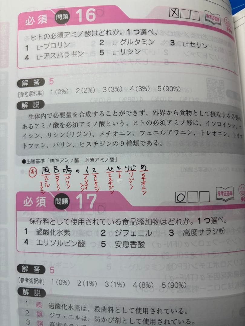 97〜110回回数別既出問題集