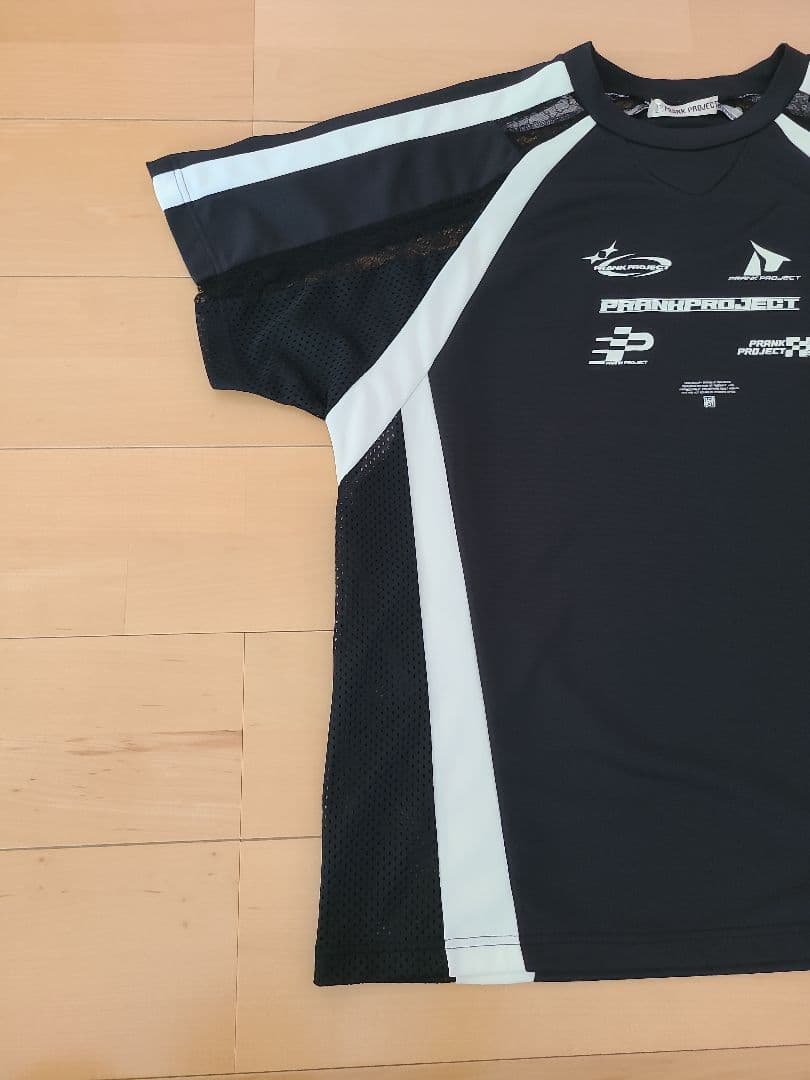 PRANK PROJECT 半袖Tシャツ 黒 メッシュ レース最終値下げ