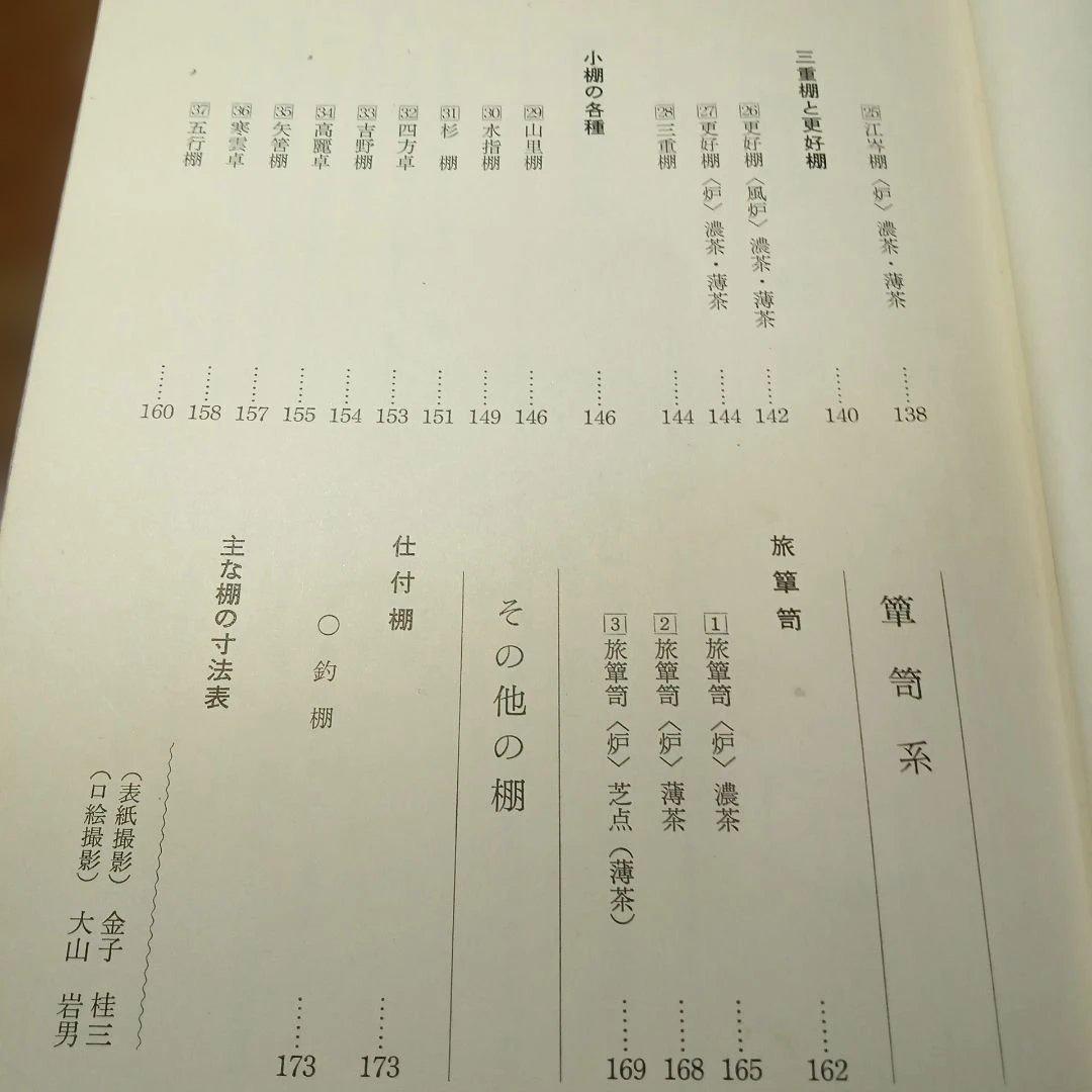 大日本茶道学会 棚物