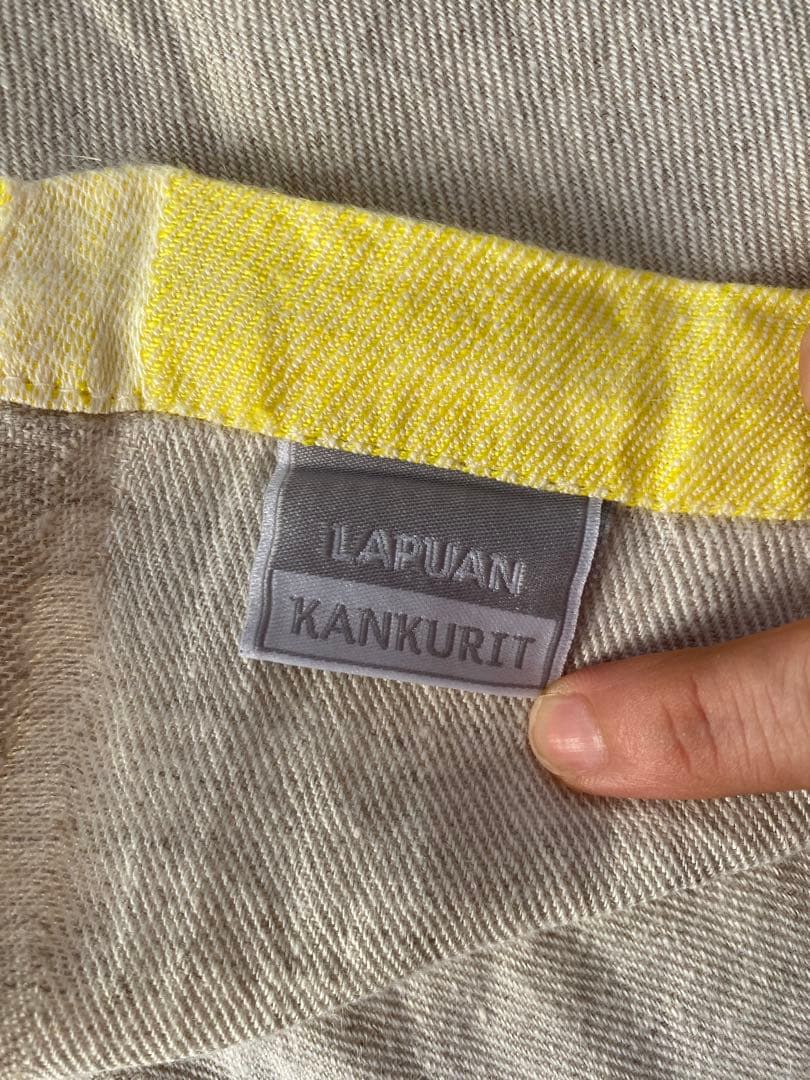 ラプアン カンクリさんのUSVAマルチユースタオル linen yellow