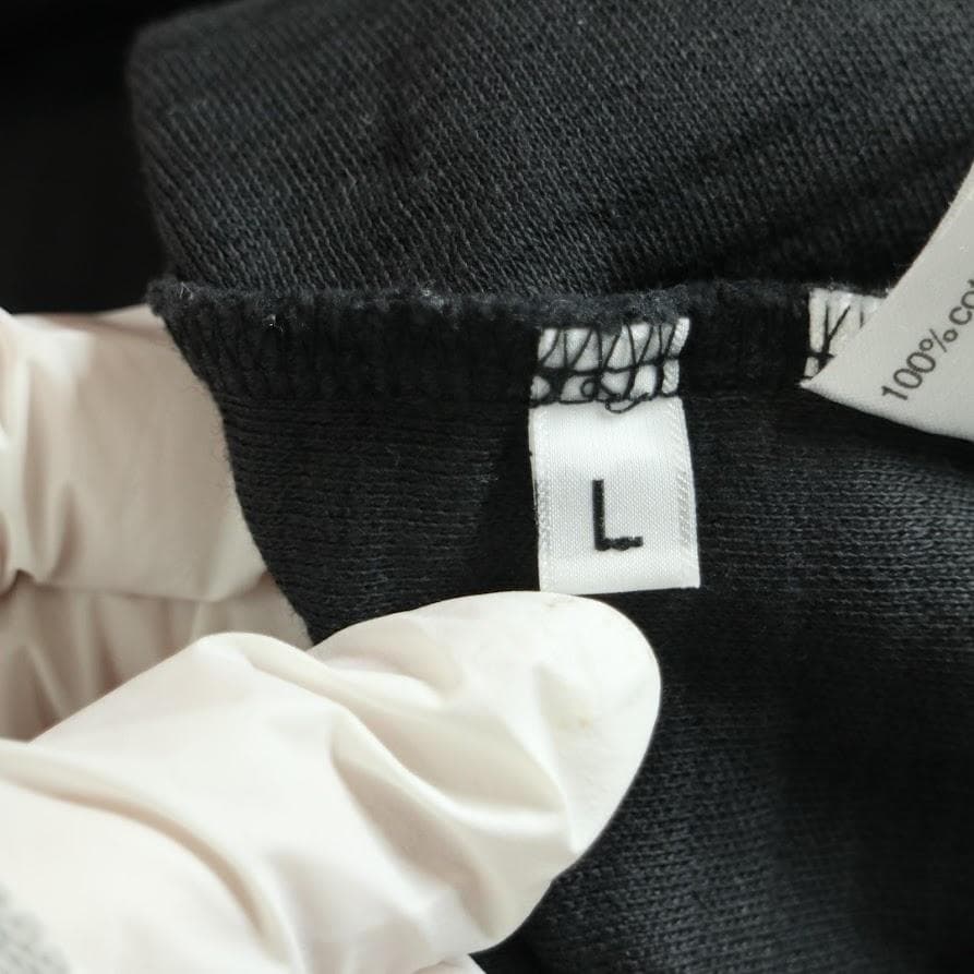 【美品】HUGO BOSS ゴルフウェア ロゴ刺繍 長袖Tシャツ 黒　L　メンズ