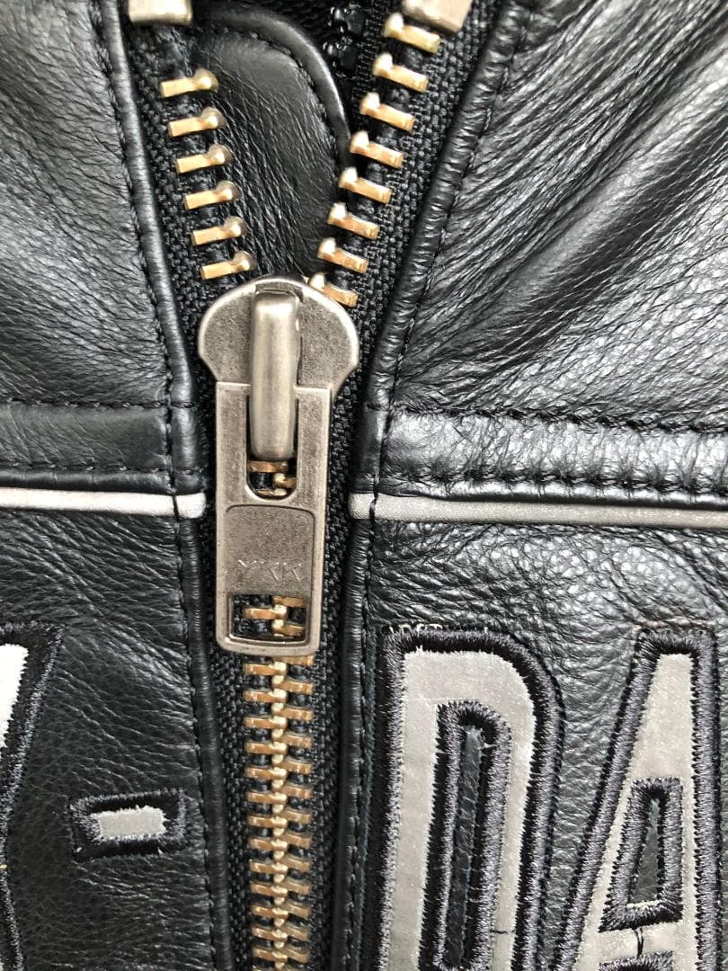 新品 Harley-Davidson フード付きライダースレザージャケット L