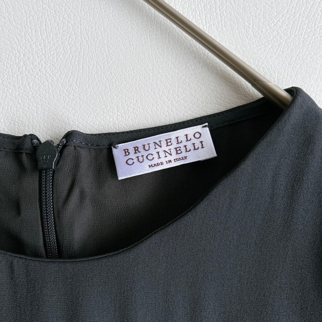 美品☆ ブルネロクチネリ　ワンピース　シルク100% M