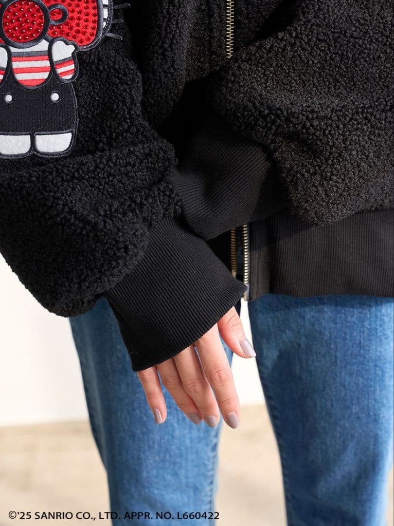 最終金額 SNIDEL スナイデル【HELLO KITTY】プレミアムパーカー